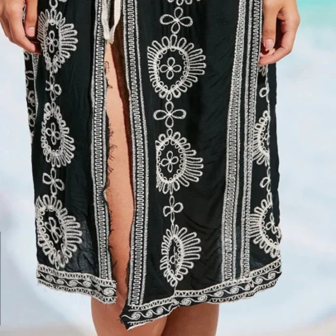 Long Maxi African Dresses Beach Kimono Cover up Ladies' Blouses & Tops - Image 4