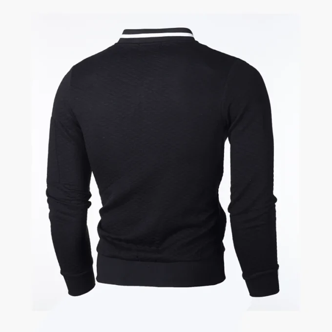Multi-color Slim Fit Sport Men Clothes New Styles Long Sleeve Zipper-up Stand Collar Outdoor Clothes Man Boy Factory Price - Image 6