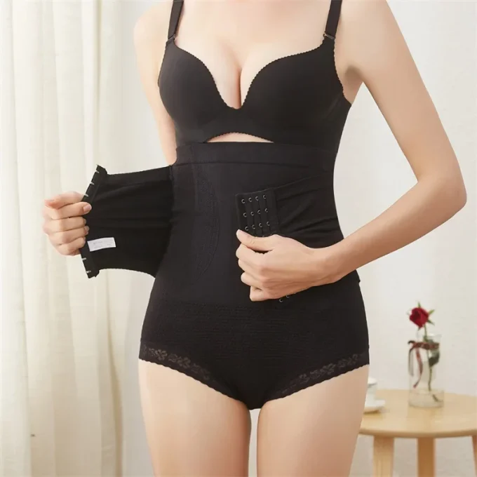 Custom Women Underwear Plus Size Butt Panties Corset Waist Trainer Shapewear Body Shaper With Corset - Image 3