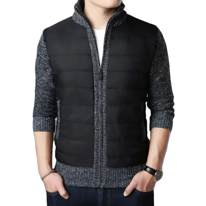2022 New Fashion Brand Sweaters Mens Cardigan Thick Slim Fit Jumpers Knitwear Zipper Warm Winter Korean Style Casual Men Clothes - Image 6
