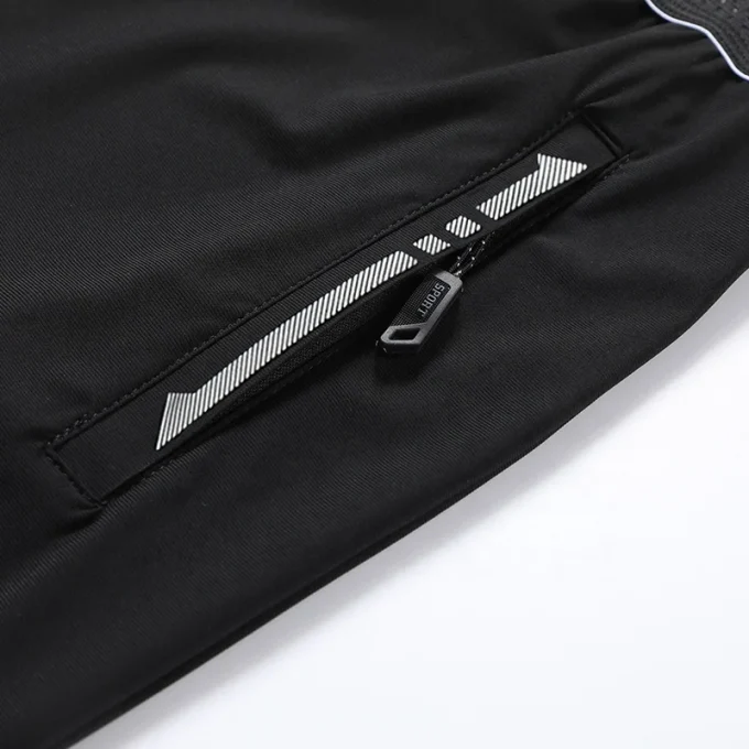 Dropshipping Men's Running Fitness Clothes Long Sleeve Gym Sports Suits - Image 4