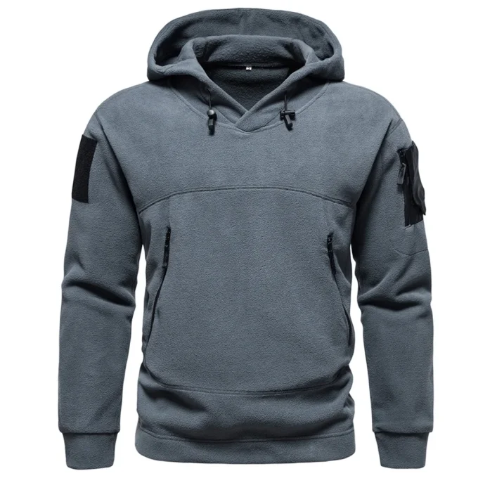 Men Tactical Outdoor Jacket Hunting Clothes Warm Solid Casual Fleece Pullover Man Windproof Autumn Coat Underwear Hoodies - Image 5