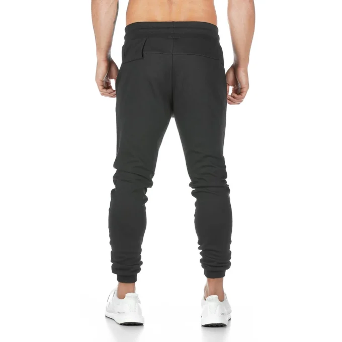 Plus Size Jogger Pants Workout Gym Sweat Trouser Side Zipper Pockets Slim Fit Bottoms Trousers for Men - Image 4