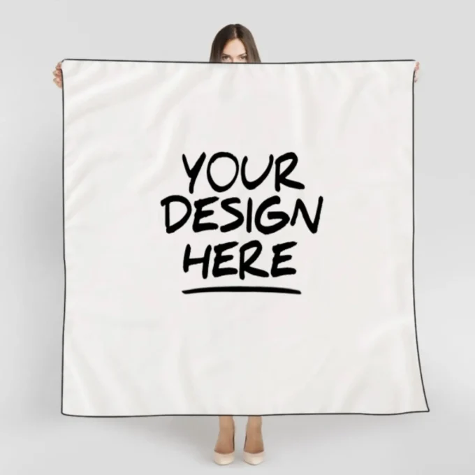 Luxury Print Square Shawl Wraps Beach Stoles Echarpe Silk Scarf for Women Neck Tie Female Hair Band Bag Head Kerchief Hijab 2025 - Image 5