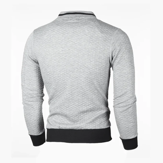Multi-color Slim Fit Sport Men Clothes New Styles Long Sleeve Zipper-up Stand Collar Outdoor Clothes Man Boy Factory Price - Image 2