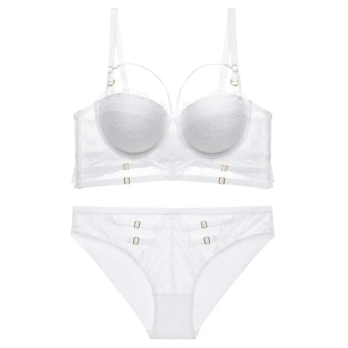 GZSMX-92206 High Quality Women's Vintage Underwear Sets Ladies Two Piece Bra Suit Lingerie Wear - Image 4