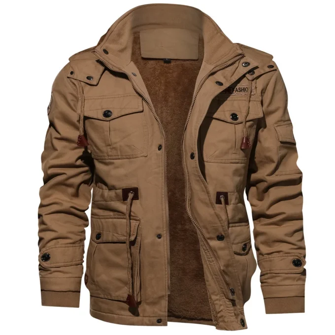 2024 High Quality Custom Design Mens Jacket Winter Fleece Jackets Warm Thicken Outerwear Men's Jackets
