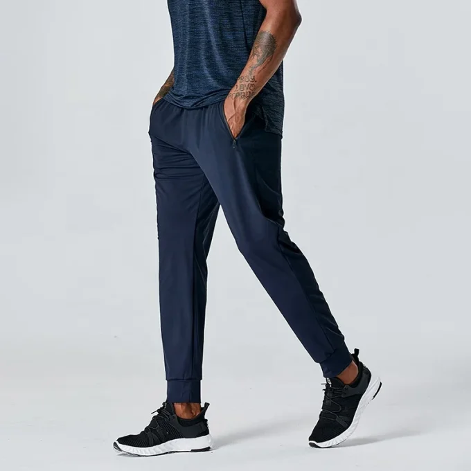 Men Sport Trousers Running Workout Jogger Pants Quick Dry Training Nylon Sweatpants High Quality Fitness Bottoms
