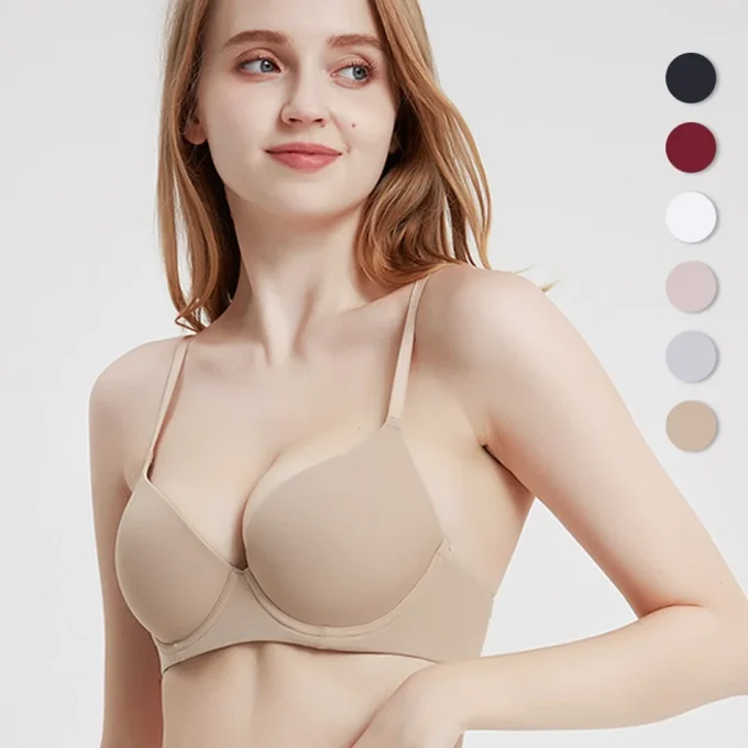 90E/40E Seamless Bras for Woman Wireless Underwear Plus Size Immovable Padded Bralette Underwire Comfortable One Piece Brassiere - Image 6